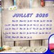 Calendrier | Juillet 2025