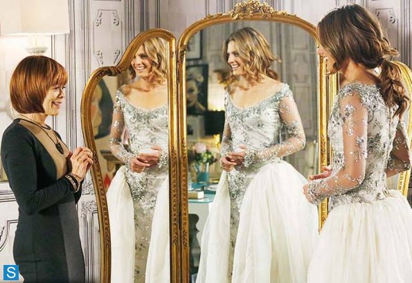 Photo de Kate dans sa robe de mariée.