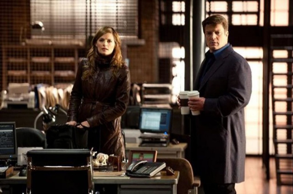Beckett (Stana Katic) et Castle (Nathan Fillion).