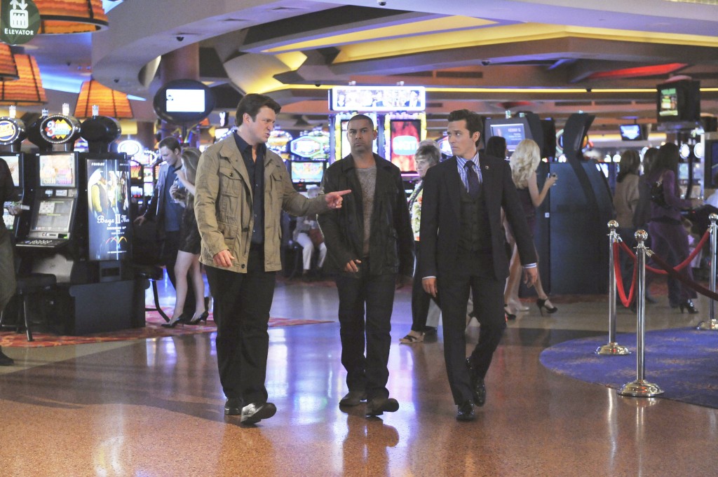 Castle (Nathan Fillion), Esposito (Jon Huertas) et Ryan (Seamus Dever) veulent profiter de leur passage à Atlantic City.